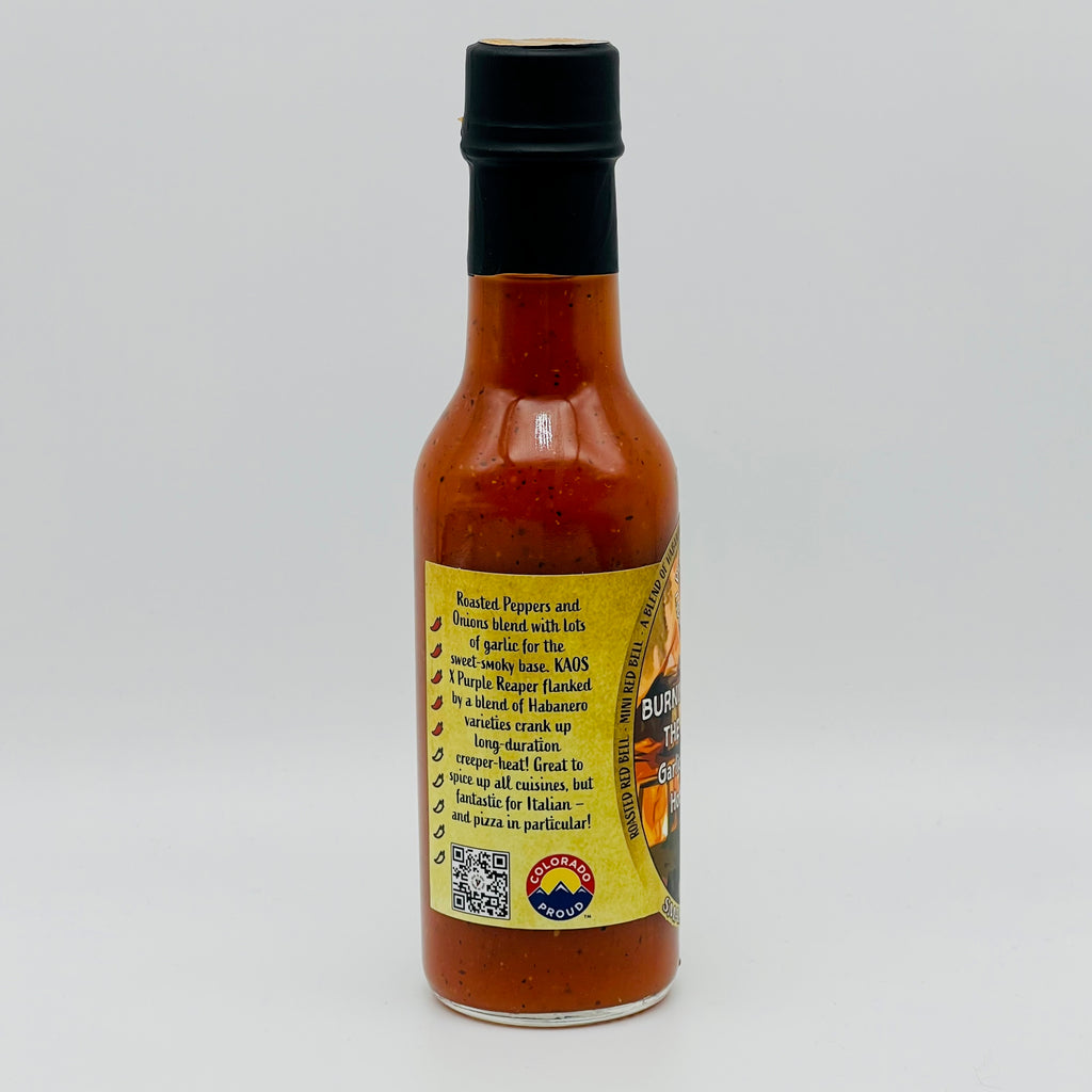 Burning Down the House Garlic Roasted Hot Sauce