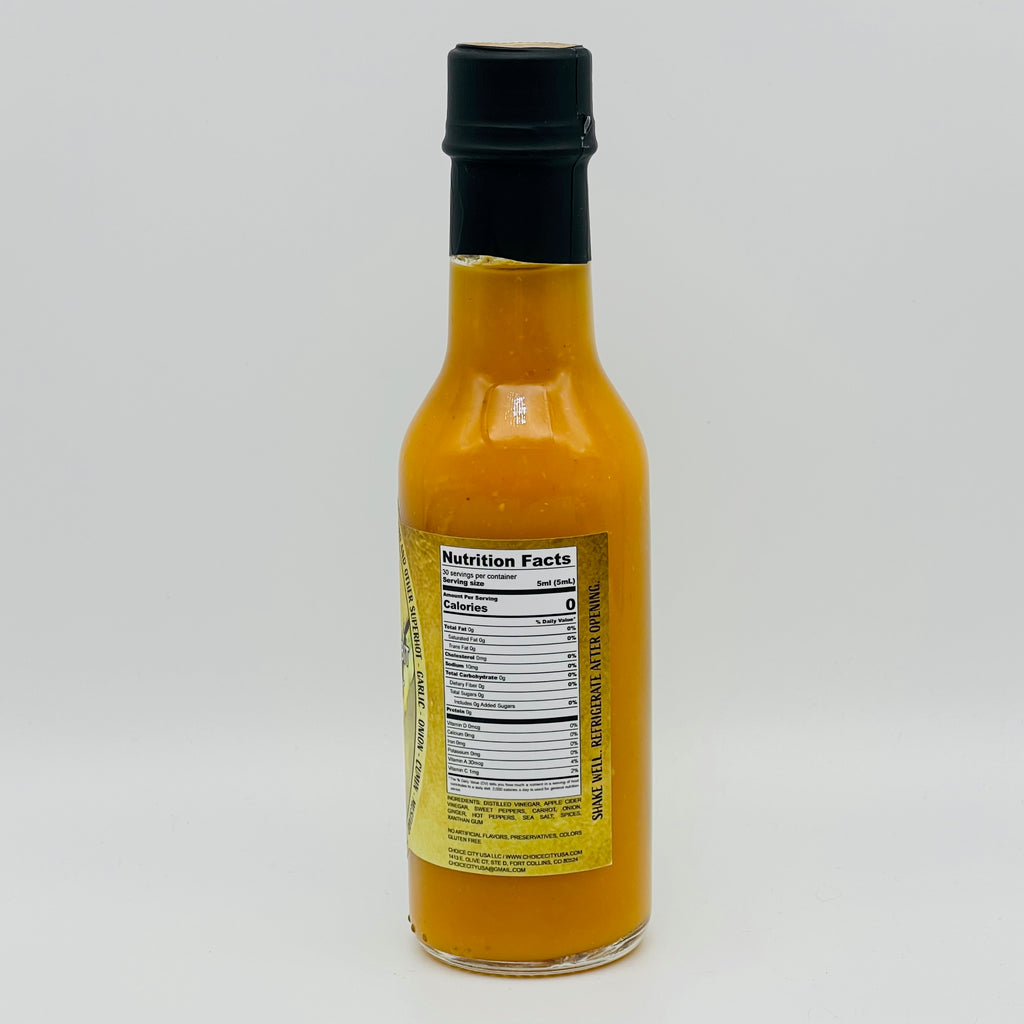 Yellow Rabbit Carrot-Ginger Hot Sauce