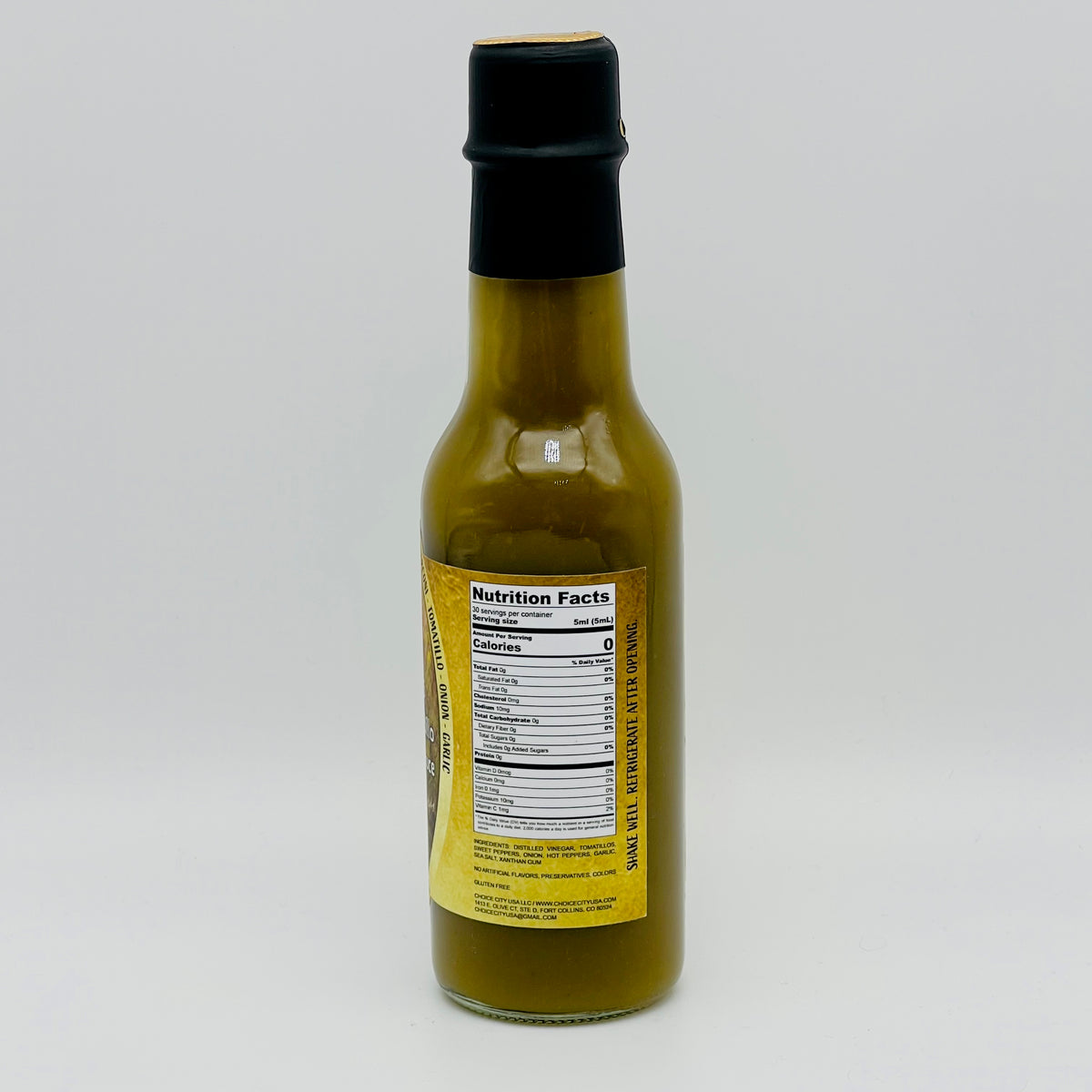 Bust It Big Jalapeno Poblano Tomatillo Hot Sauce