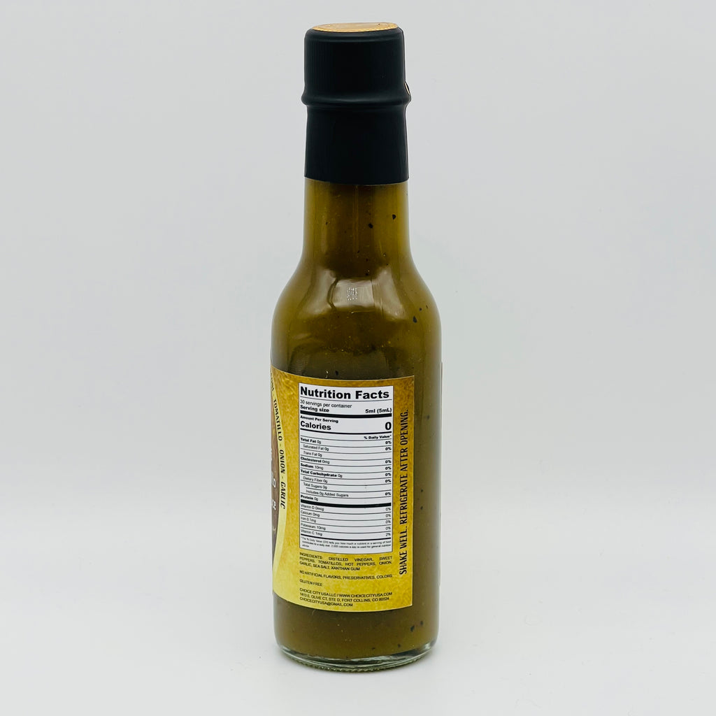 Roast It Big Roasted Jalapeno Poblano Tomatillo Hot Sauce